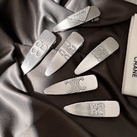 chanel rhinestone hair clips